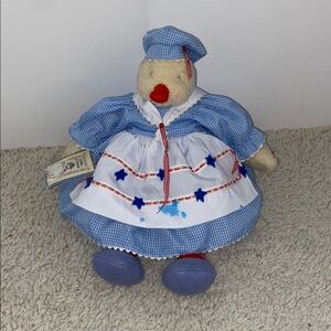 Vintage Leggy Peggy Goose Plush Doll From Bunnies By The Bay  1990’s Collection